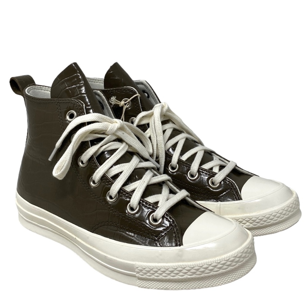 Converse Chuck 70 Skate High Shoes Brown Leather Sneakers Women's Size A07656C - Picture 2 of 9